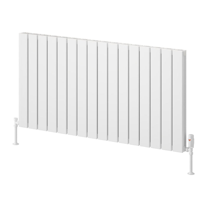 Reina Designer Piatto Horizontal Aluminium Radiator - Unbeatable Bathrooms