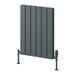 Reina Designer Piatto Horizontal Aluminium Radiator - Unbeatable Bathrooms