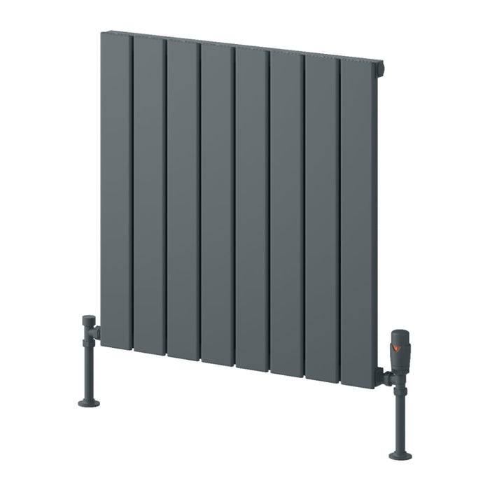 Reina Designer Piatto Horizontal Aluminium Radiator - Unbeatable Bathrooms
