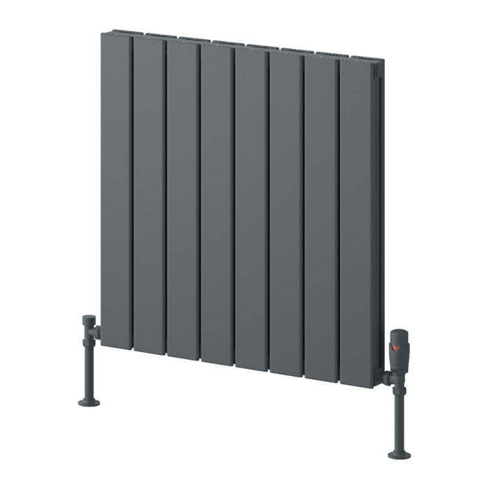 Reina Designer Piatto Horizontal Aluminium Radiator - Unbeatable Bathrooms