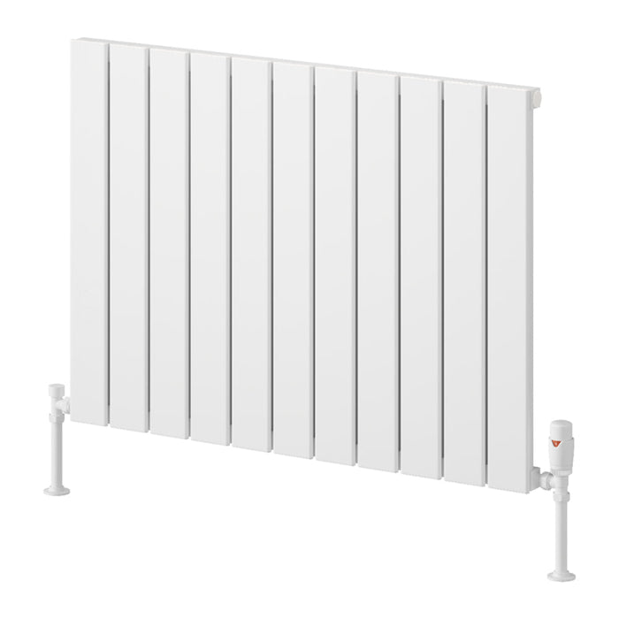 Reina Designer Piatto Horizontal Aluminium Radiator - Unbeatable Bathrooms