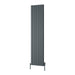 Reina Designer Piatto Vertical Aluminium Radiator - Unbeatable Bathrooms