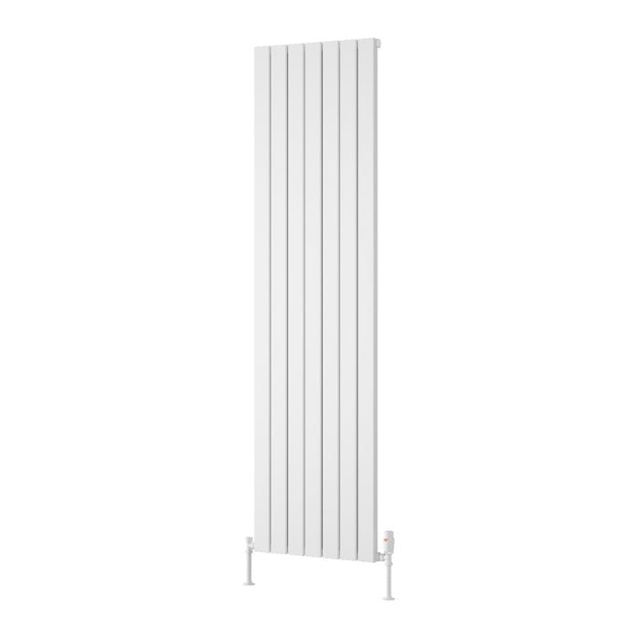 Reina Designer Piatto Vertical Aluminium Radiator - Unbeatable Bathrooms