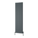 Reina Designer Piatto Vertical Aluminium Radiator - Unbeatable Bathrooms