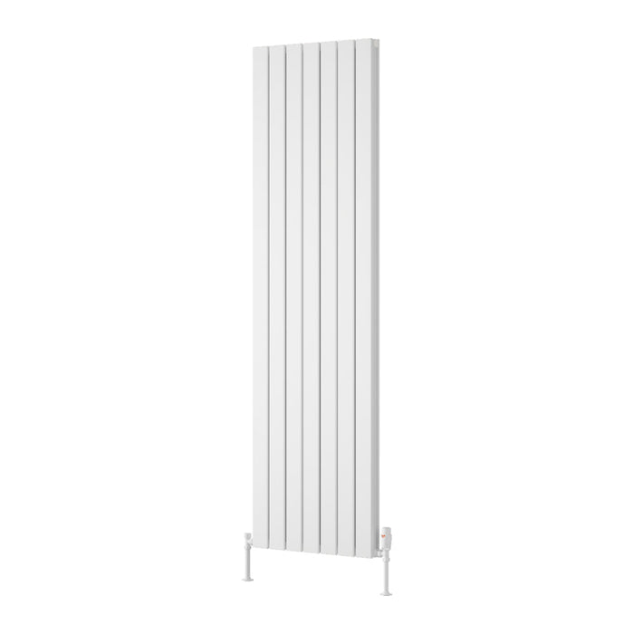 Reina Designer Piatto Vertical Aluminium Radiator - Unbeatable Bathrooms
