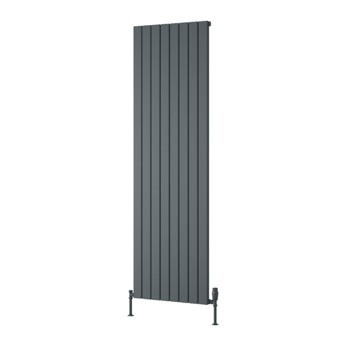 Reina Designer Piatto Vertical Aluminium Radiator - Unbeatable Bathrooms