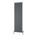 Reina Designer Piatto Vertical Aluminium Radiator - Unbeatable Bathrooms