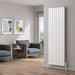 Reina Designer Piatto Vertical Aluminium Radiator - Unbeatable Bathrooms