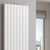 Reina Designer Piatto Vertical Aluminium Radiator - Unbeatable Bathrooms