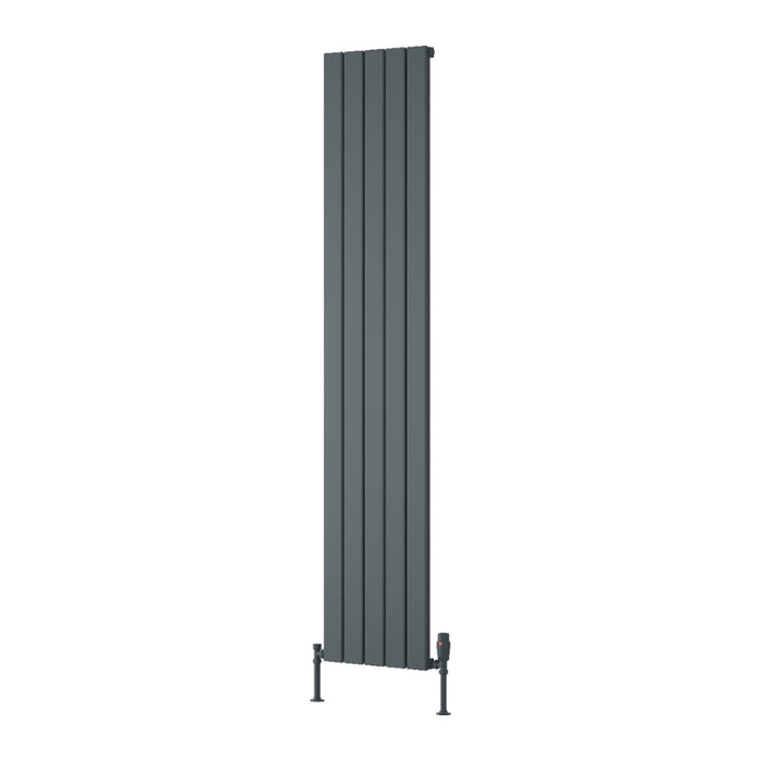 Reina Designer Piatto Vertical Aluminium Radiator - Unbeatable Bathrooms