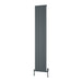 Reina Designer Piatto Vertical Aluminium Radiator - Unbeatable Bathrooms