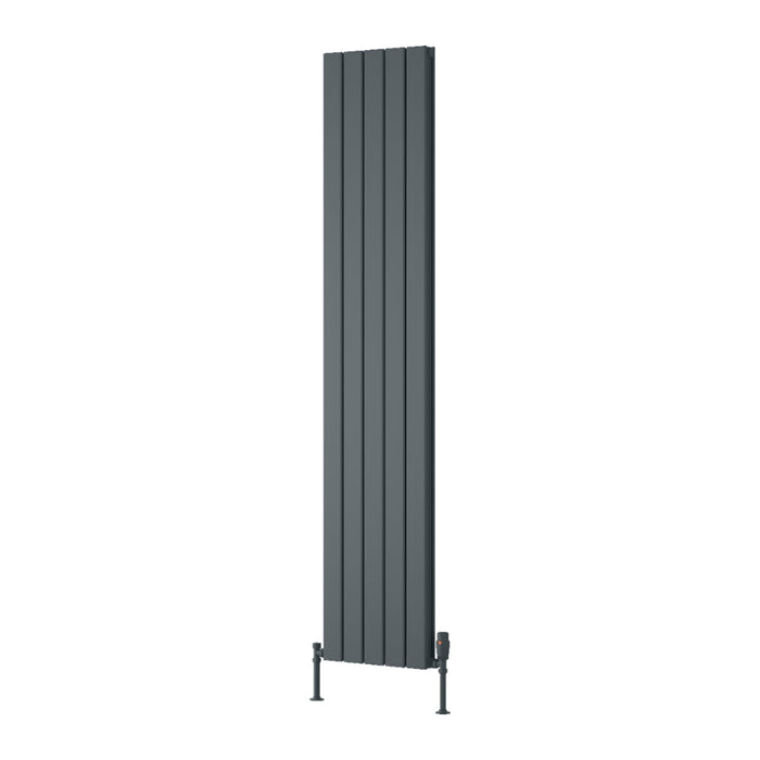 Reina Designer Piatto Vertical Aluminium Radiator - Unbeatable Bathrooms