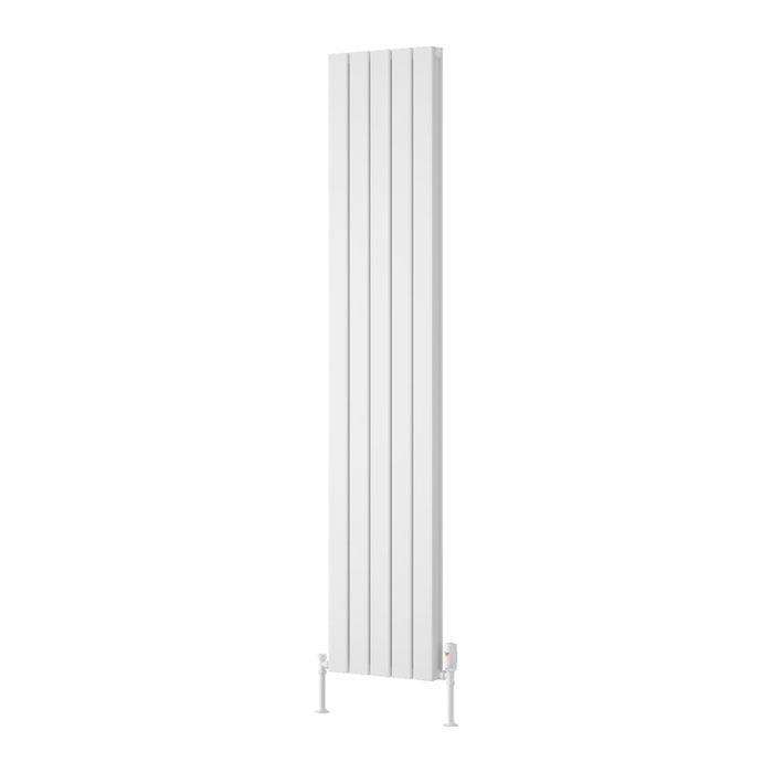 Reina Designer Piatto Vertical Aluminium Radiator - Unbeatable Bathrooms