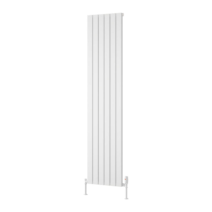 Reina Designer Piatto Vertical Aluminium Radiator - Unbeatable Bathrooms