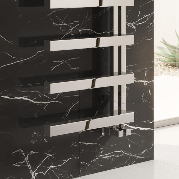 Reina Designer Piazza Stainless Steel Towel Rail - Unbeatable Bathrooms