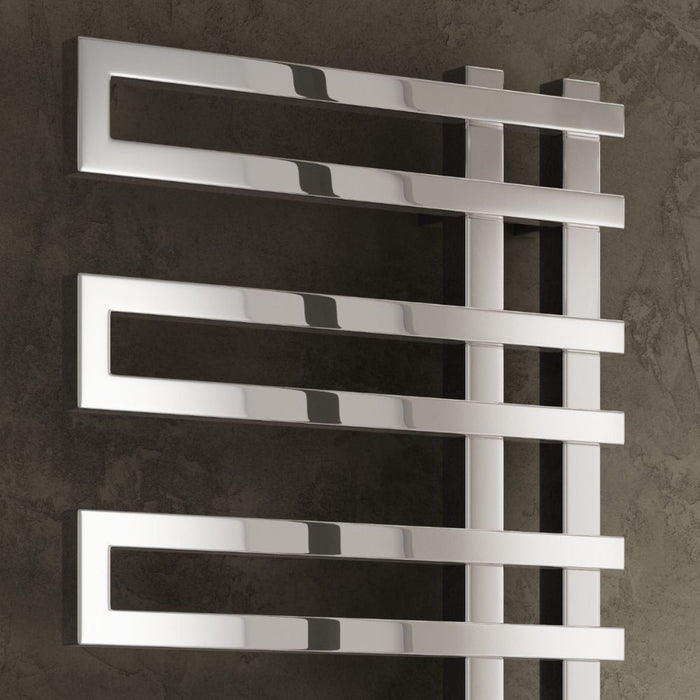 Reina Designer Pietra Mild Steel Towel Rail - Unbeatable Bathrooms