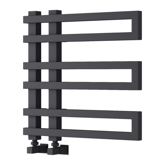 Reina Designer Pietra Mild Steel Towel Rail - Unbeatable Bathrooms