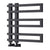 Reina Designer Pietra Mild Steel Towel Rail - Unbeatable Bathrooms