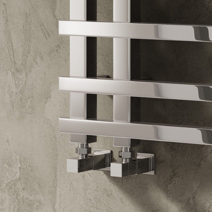 Reina Designer Pietra Mild Steel Towel Rail - Unbeatable Bathrooms