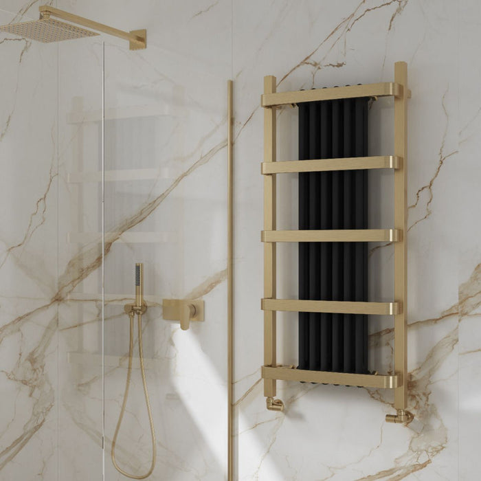 Reina Designer Regina Mild Steel Towel Rail - Unbeatable Bathrooms