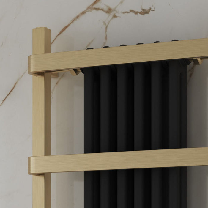 Reina Designer Regina Mild Steel Towel Rail - Unbeatable Bathrooms