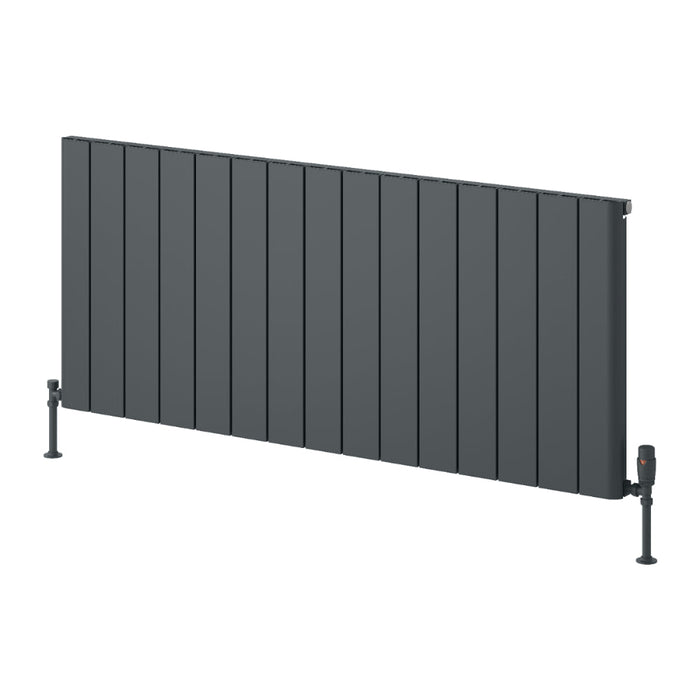 Reina Designer Resia Horizontal Aluminium Radiator - Unbeatable Bathrooms
