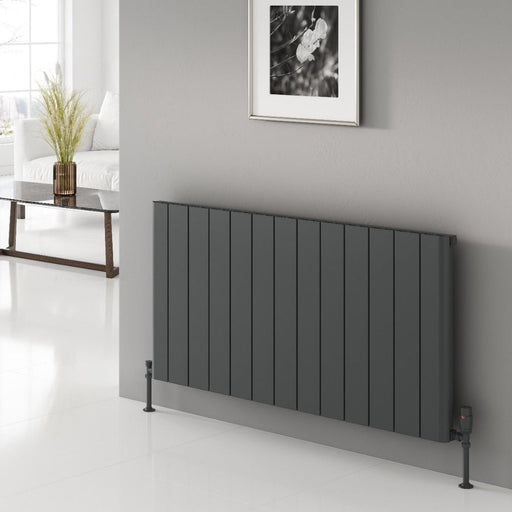 Reina Designer Resia Horizontal Aluminium Radiator - Unbeatable Bathrooms