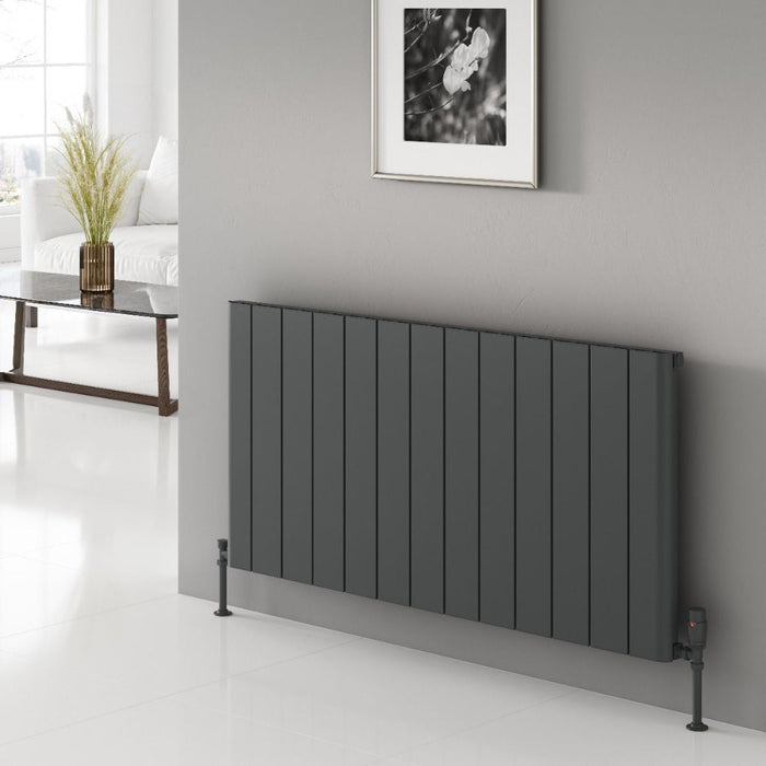 Reina Designer Resia Horizontal Aluminium Radiator - Unbeatable Bathrooms