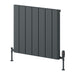 Reina Designer Resia Horizontal Aluminium Radiator - Unbeatable Bathrooms
