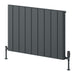 Reina Designer Resia Horizontal Aluminium Radiator - Unbeatable Bathrooms