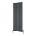 Reina Designer Resia Vertical Aluminium Radiator - Unbeatable Bathrooms