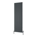 Reina Designer Resia Vertical Aluminium Radiator - Unbeatable Bathrooms