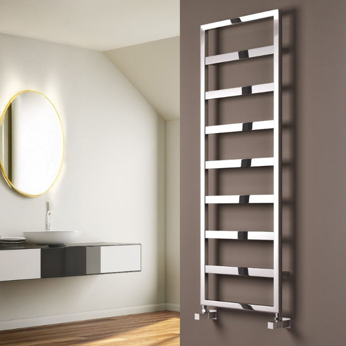Reina Designer Rezzo Mild Steel Towel Rail - Unbeatable Bathrooms