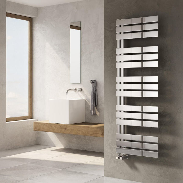 Reina Designer Ricadi Stainless Steel Towel Rail - Unbeatable Bathrooms