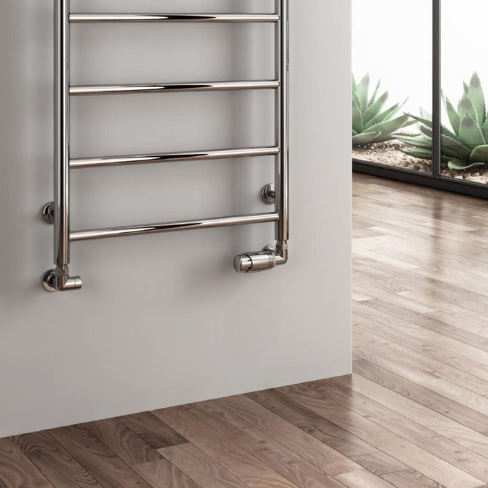 Reina Designer Savio Stainless Steel Towel Rail - Unbeatable Bathrooms