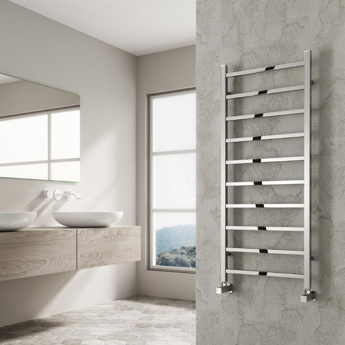 Reina Designer Serena Mild Steel Towel Rail - Unbeatable Bathrooms