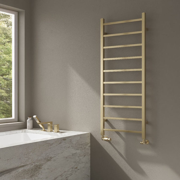Reina Designer Serena Mild Steel Towel Rail - Unbeatable Bathrooms