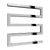 Reina Designer Serpe Mild Steel Towel Rail - Unbeatable Bathrooms