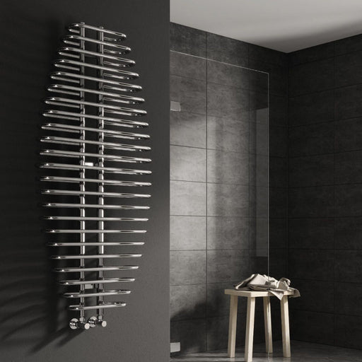Reina Designer Teano Mild Steel Towel Rail - Unbeatable Bathrooms