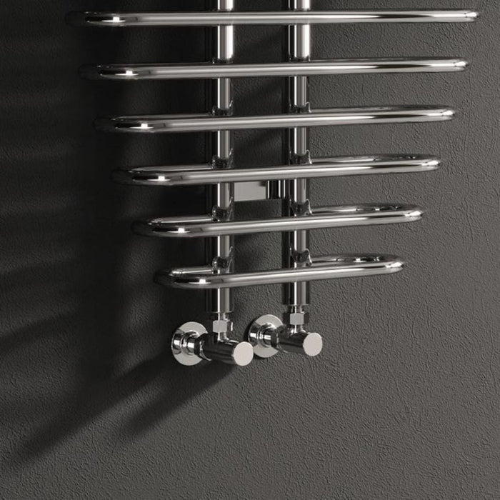 Reina Designer Teano Mild Steel Towel Rail - Unbeatable Bathrooms