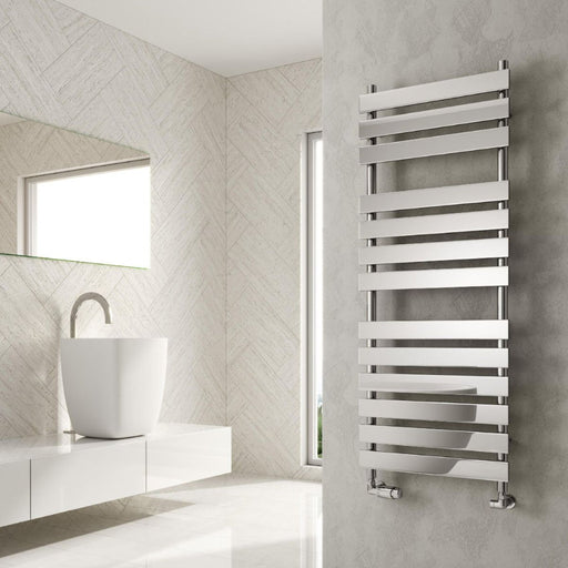 Reina Designer Trento Mild Steel Towel Rail - Unbeatable Bathrooms