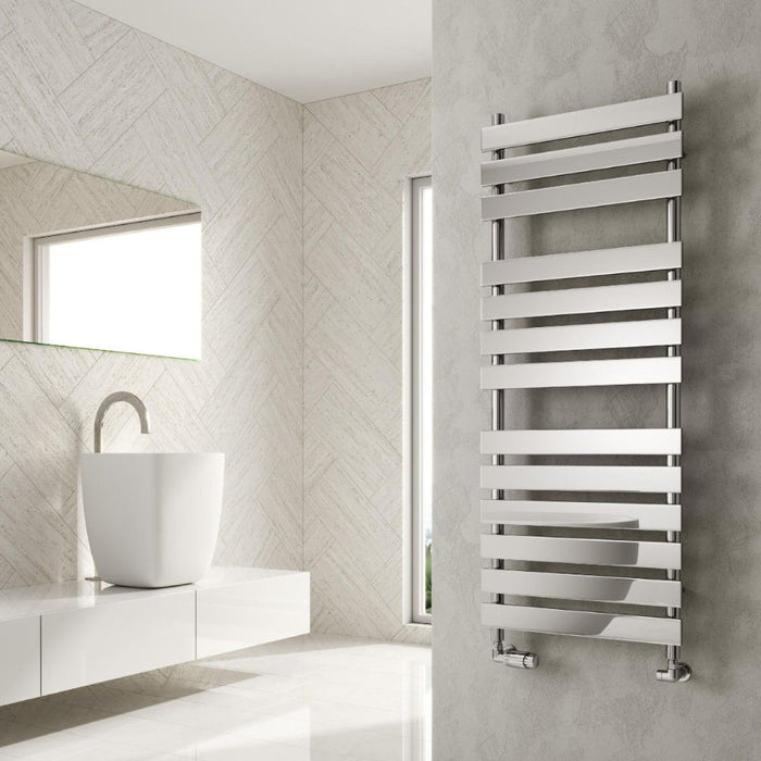 Reina Designer Trento Mild Steel Towel Rail - Unbeatable Bathrooms