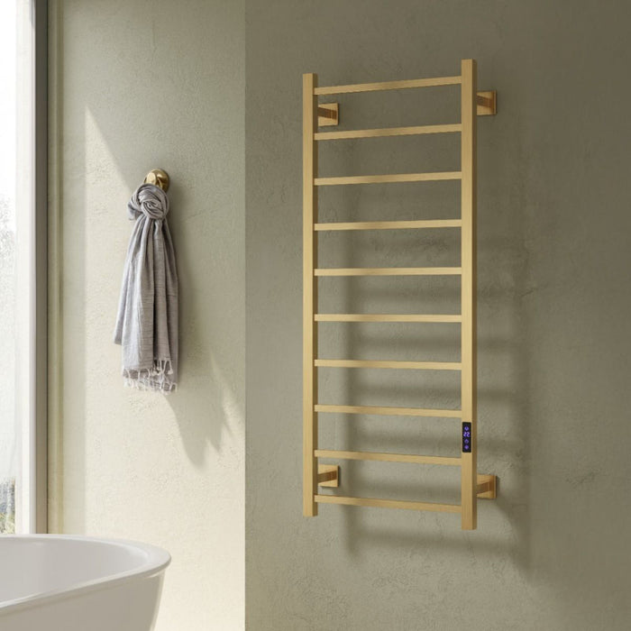 Reina Designer Velino Stainless Steel Towel Rail - Unbeatable Bathrooms