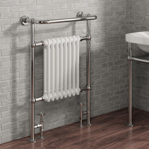 Reina Designer Victoria Mild Steel Towel Rail - Unbeatable Bathrooms