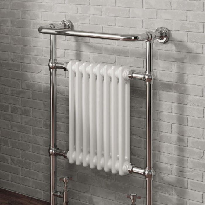 Reina Designer Victoria Mild Steel Towel Rail - Unbeatable Bathrooms