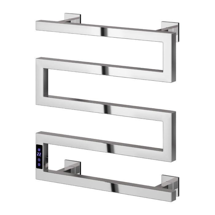 Reina Designer Vispa Stainless Steel Towel Rail - Unbeatable Bathrooms