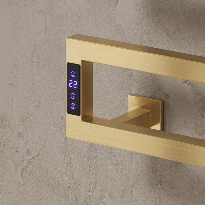 Reina Designer Vispa Stainless Steel Towel Rail - Unbeatable Bathrooms