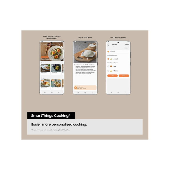 Samsung Bespoke Series 4 NQ5B4353FBK/U4 Combination Microwave Oven - Black Glass - Unbeatable Bathrooms