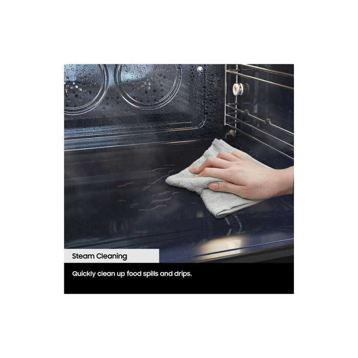 Samsung Bespoke Series 4 NQ5B4353FBK/U4 Combination Microwave Oven - Black Glass - Unbeatable Bathrooms