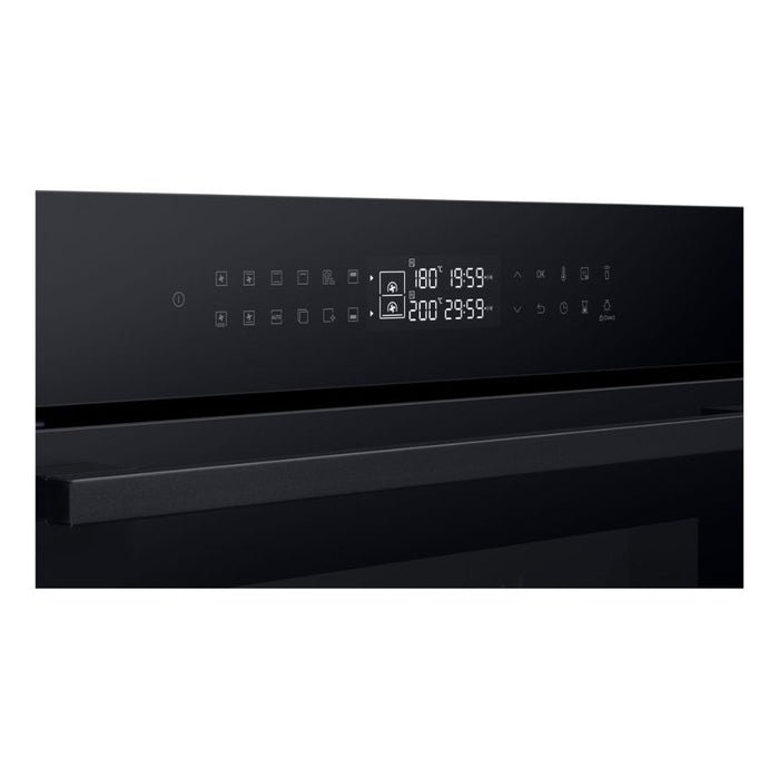 Samsung Bespoke Series 4 NV7B42205AK/U4 Oven with Dual Cook - Black Glass - Unbeatable Bathrooms